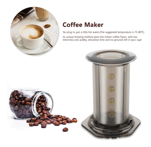 Kit De Cafetera Espresso, Mini Molinillo, Filtro De Papel