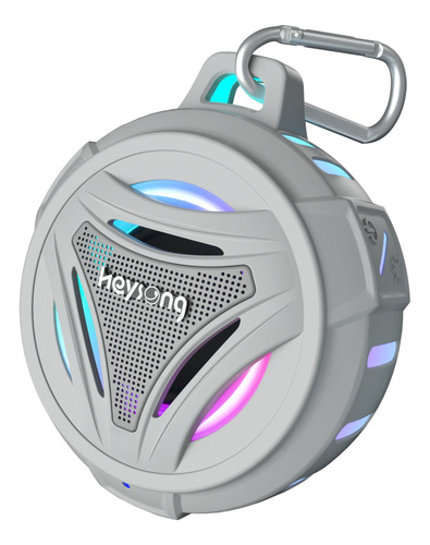 Altavoz Bluetooth Portátil Heysong A Prueba De Agua Con Led