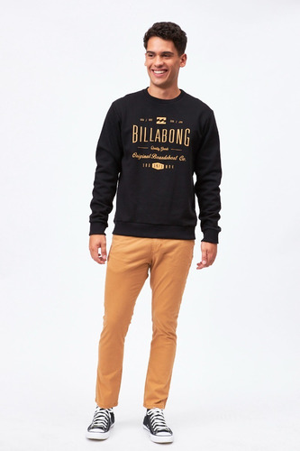 Buzo Billabong Rockaway Crew Hombre