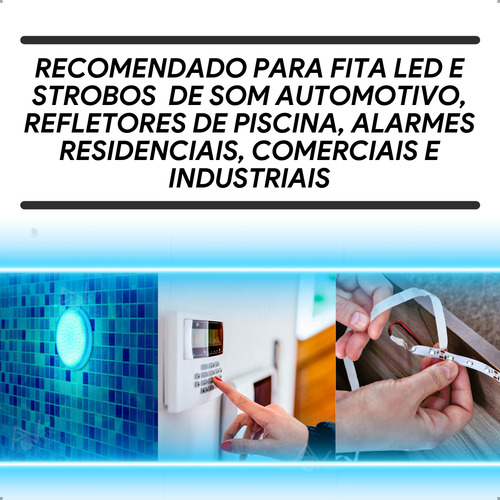 100 Metros Cabo Manga 4 X 26awg Para Fita Led Piscina Automação Alarmes Refletor 4 Vias Flexível 100% Cobre
