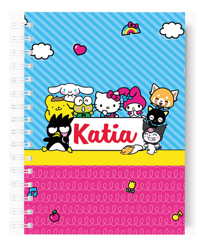 Agenda 2024 Hello Kitty + Nombre Personalizado Gratis