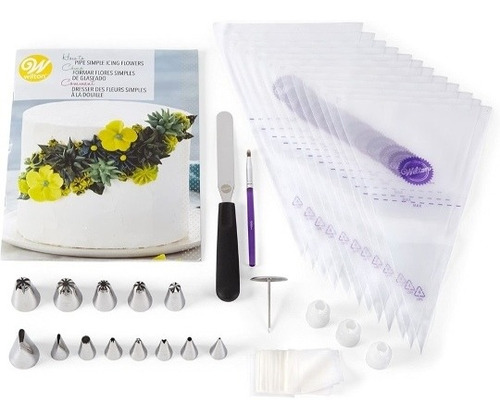 Kit Para Formar Flores De Glaseado  (81 Piezas) Wilton