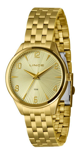 Relogio Lince Dourado Feminino Lrg4742l40 C2kx