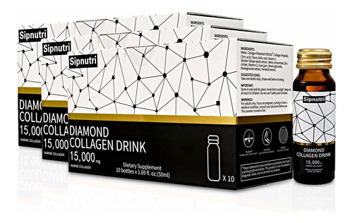 Sipnutri Bebida Lquida De Colgeno De Diamante, 15000 Mg De P