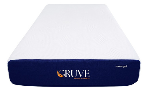 Gruve Sleep Colchón Sense Gel Individual Color Blanco Blanco