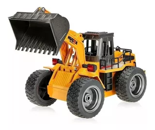 Excavador a control remoto HuiNa 1520 1:18 amarillo