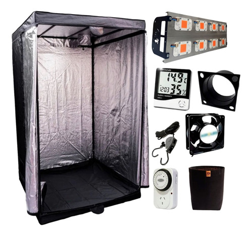 Combo Full Kit Indoor Led Carpa 100x100 + Led 400w Completo