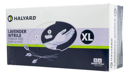 Guante De Examen De Nitrilo De Lavanda Kc100 Halyard Health,