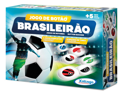 Jogo Diverso Botões Brasileirão 4 Times Xalingo 95030099