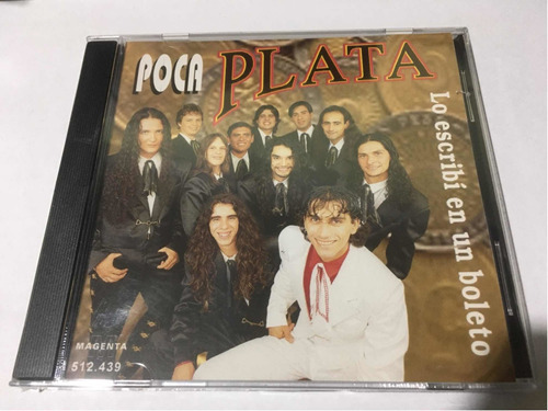 Poca Plata Lo Escribí En Un Boleto Cd Nuevo Original Cerr