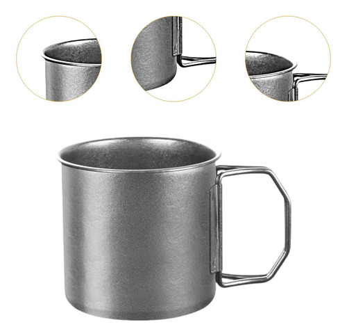 Taza De Café Para Acampar Al Aire Libre Con Manijas