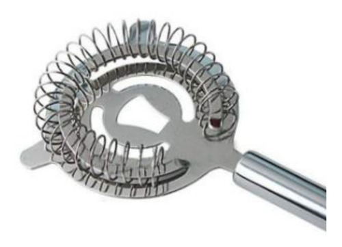 Imagem 2 de 4 de Coador De Gelo Strainer Inox Cabo Longo Ideal Shaker Boston