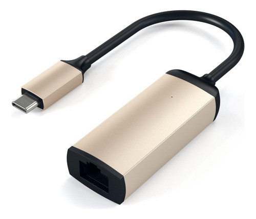 Adaptador Usb-c A Gigabit Ethernet Satechi/ Macbook/ Apple Color Dorado