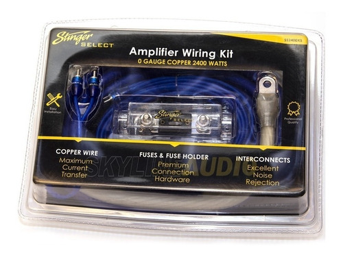 Kit Cables Potencia Stinger Select Ss2400xs 0 Ga Ofc Cobre