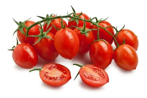 40 Semillas De Tomate Cherry Racimo Rojo Alargado