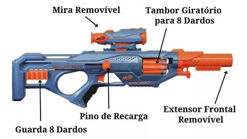 Nerf Lança Dardos Elite 2.0 Eaglepoint RD-8 - Hasbro