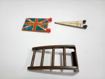Comprar Playmobil Vintage Banderas Barco Pirata Set 3050 Geobra 1984 3 Barco Pirata