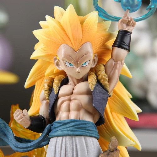 Action Figure Gotenks Ssj3 Boneco Dragon Ball Z 21cm C/led