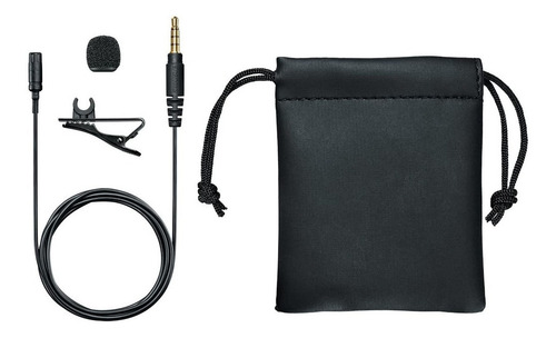 Micrófono Corbatero Shure Mvl Motiv Miniplug Omnidireccional Negro