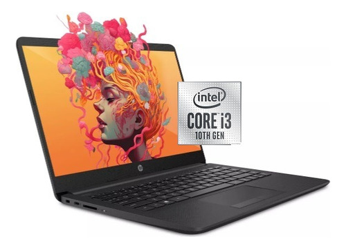 Laptop Hp Core I3 Ram 16gb Ssd 1tb Pan 14 + Mouse Hp Bluet (Usado)