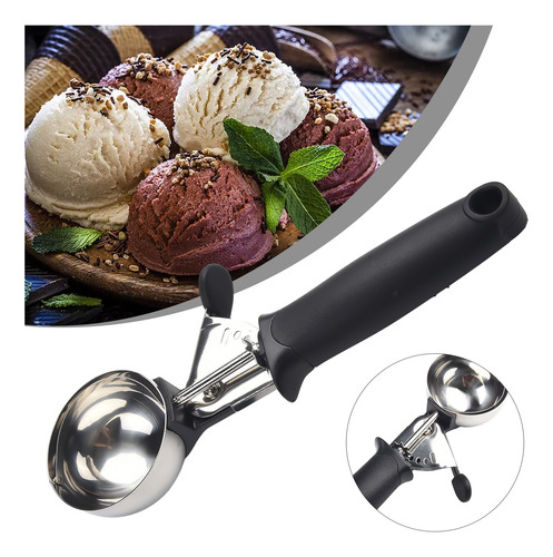 Cuchara Para Hacer Helados Batter Ice Ball Maker, Color Rosa