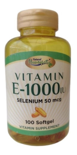 Vitamina E Con Selenio 100 Cáps - Unidad a $700