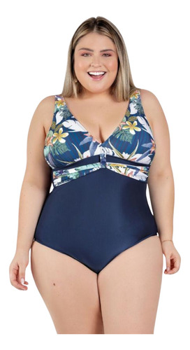 Maiô Com Bojo Varias Cores Plus Size Moda Praia E Piscina