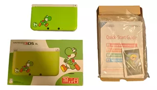 Consola Nintendo 3ds Xl Edición Yoshi Caja Manuales