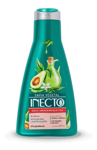 Savia Vegetal Acondicionador Inecto Aminoenriquecida Teñidos