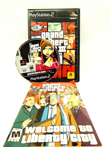 Grand Theft Auto 3 Standar Edition Ps2 (Reacondicionado)