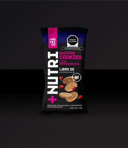 Galletas Nutrico Con Quinoa Y Arándanos 150g 5 Piezas