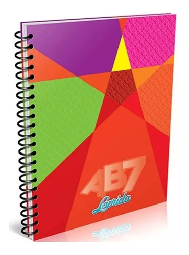 Cuaderno Laprida Ab7 Espiral T/dura 100 Hojas Cuadriculado