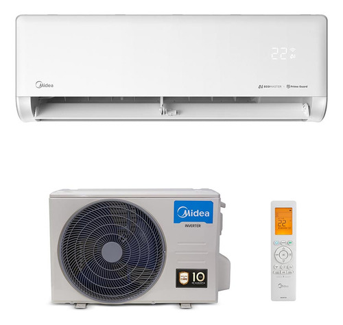 Ar Condicionado Hw Inverter Midea Ai Ecomaster 18k Frio 220v Cor Branco