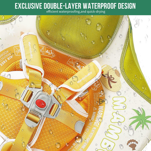 Flotador Bebé Con Dosel Y Protección Solar Mambobaby 3-24 Me