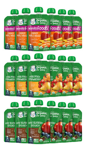 Bolsas De Comida Orgánica Para Bebés Segundo Alimento Para L