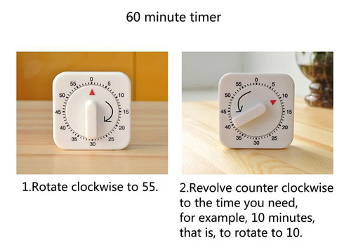 Recordatorio De Cocina Con Temporizador De 60 Minutos, Cómod