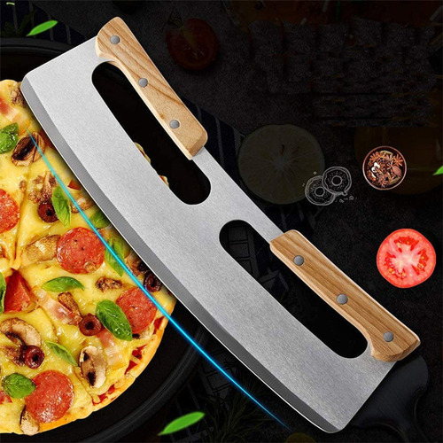 / Cortador De Pizza, Faca Afiada De Aço Inoxidável, .
