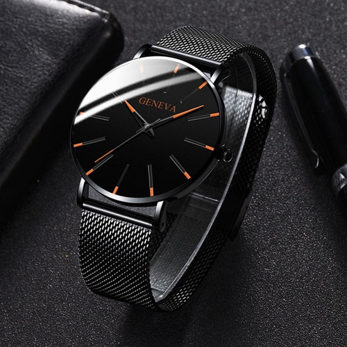 Reloj Geneva Caballero Lujo Hombre Diseño Ejecutivo Premium