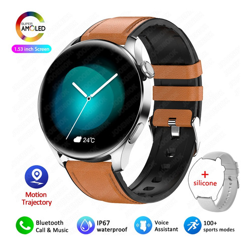 Reloj Inteligente Hombre Bluetooth Llamada Smartwatch