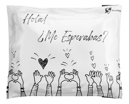 Bolsa Sobre Ecommerce Adhesivo Inviolable 30x40 +5cm 100u