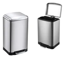 Comprar Cesto Tacho Residuos Basura Pedal 12 L Acero Cierre Suave