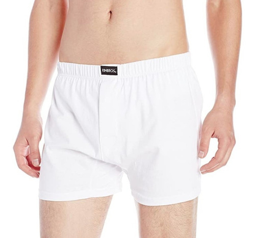 Boxer Short Con Bragueta 100% Algodón Caballero Rinbros 401