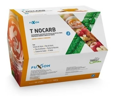 Imagen 2 de 2 de Fuxion T Nocarb Reduce Carbohidratos + 3 Días Detox Regalo