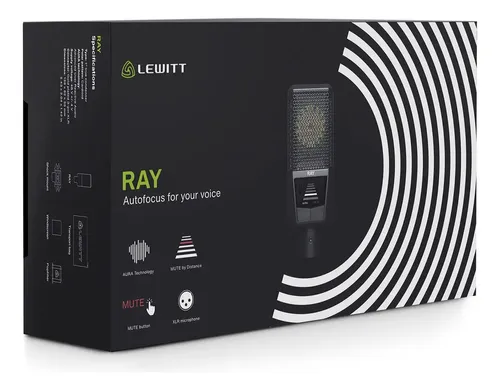 Lewitt Ray Microfone Condensador Distribuidor Brasil Cor Preto