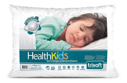 Travesseiro Infantil Health Trisoft Lavável  Antimicrobiano 