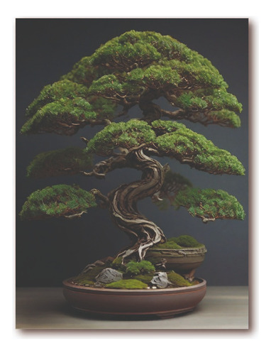 Cuadro Resina Bonsai 22x28cm