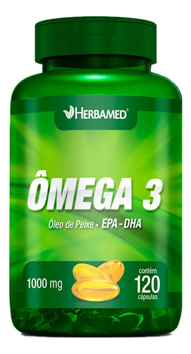 Ômega 3 1000mg - 120 Cápsulas - Herbamed