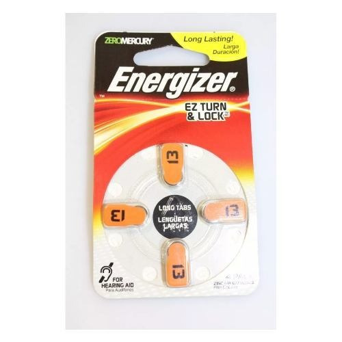 Pack 4 Pilas Zinc Aire Energizer Az 13 Baterias Audiologia