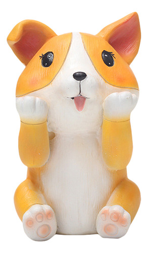 Soporte Para Anteojos Corgi De Resina Kawaii, Decoración De