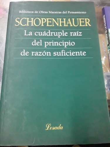 Arthur Schopenhauer Lote X 2 Libros Nuevo Y Usado Filosofia